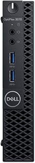 Dell OptiPlex 3070 Desktop Computer - Intel Core i5-9500T - 8GB RAM - 256GB SSD - Micro PC (Renewed)