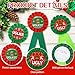 3 Pcs Ugly Sweater Award Ribbons Christmas Ugly Sweater Contest Award Trophy 1st 2nd 3rd Place Ribbons Red Green Prize Ribbon Badge Medals Set for Funny Christmas Party Trophies