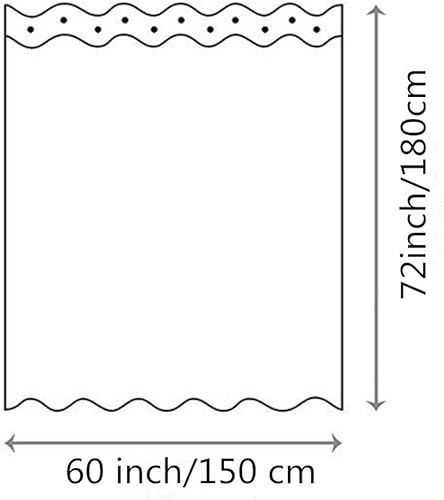 Miniatura 7 de LB Juego de cortina de ducha para placas de automóvil americano, diseño rural de ladrillo de Utah, cortina de baño de tela de poliéster impermeable