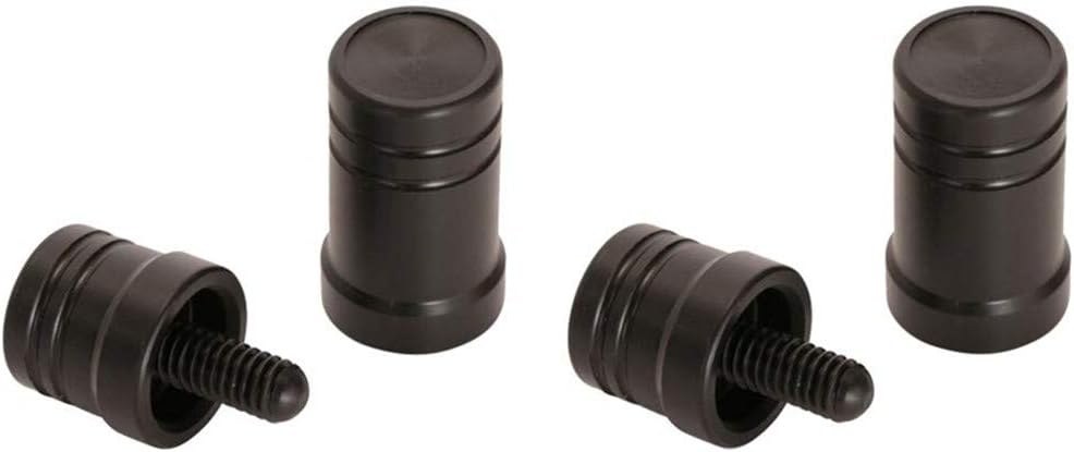 2 Set Plastic Billiard Cue Joint Protectors Black Pool Cue Stick Protectors 5/16x18