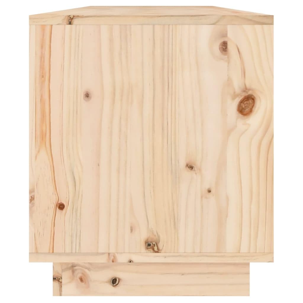 Stojak pod telewizor z litego drewna, 110,5 x 34 x 40 cm, meble do salonu, wielofunkcyjna kredens do sypialni, salonu, biura i stylowy