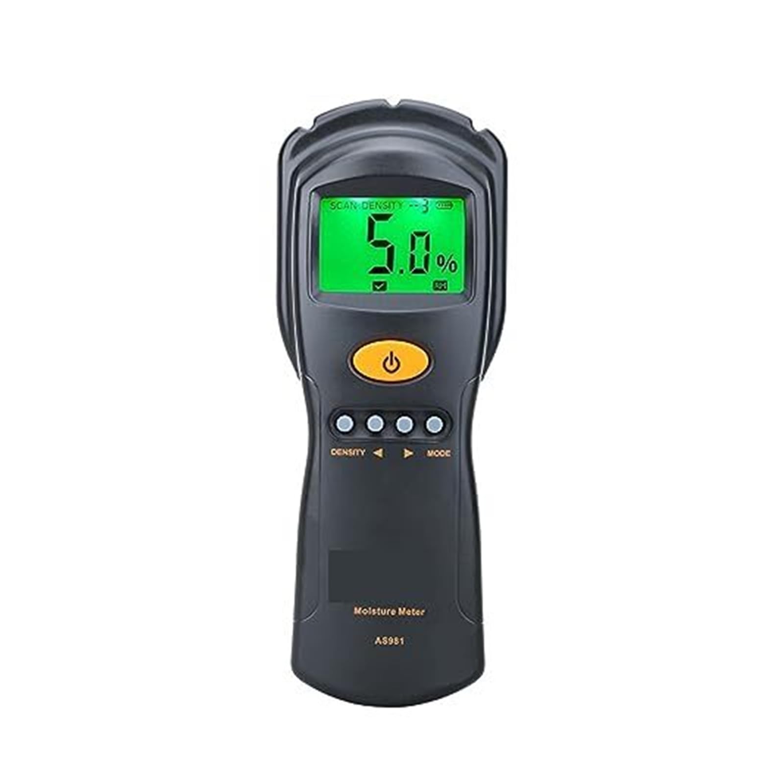 Bjdfge Default Digital Wood Moisture Meter Hygrometer For Cardboard, Lumber, Plywood - Lcd Backlight Damp Detector As981