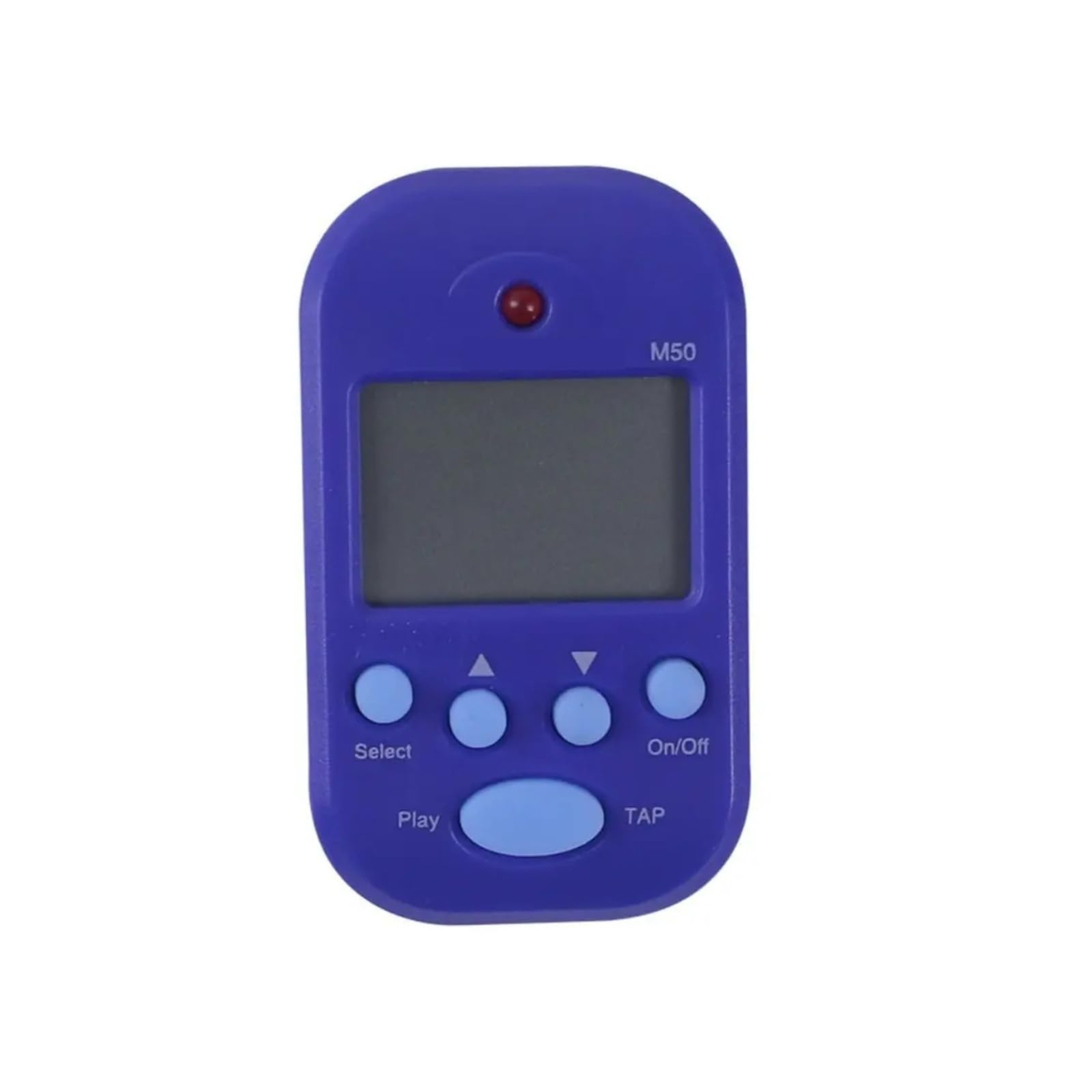 Metronome Dual-channel Earphone Output Clip-on Pocket Metronome Plastic Digital Beat Tempo Metronome(Navy-)