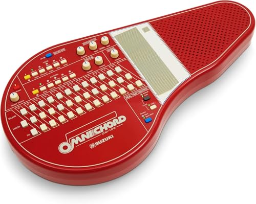 Image of Suzuki OM-108 Omnichord with Power Supply (Red)