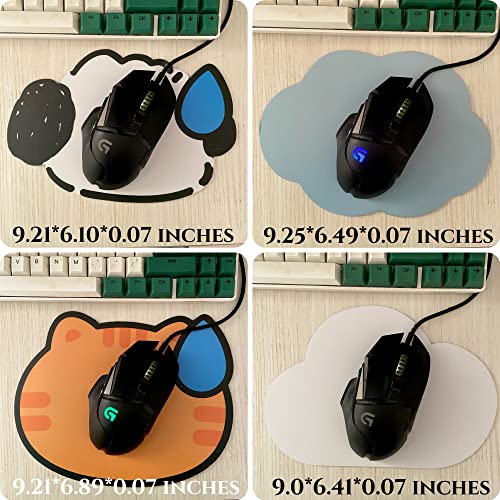 Roxicrokc Mouse Pad Cute 2 Pack, Small Waterproof Pvc Mousepad, Non-Slip Rubber Base Personalized Computer Mouse Mat For Office Home (Cloud Mouse Pads) #TOP3