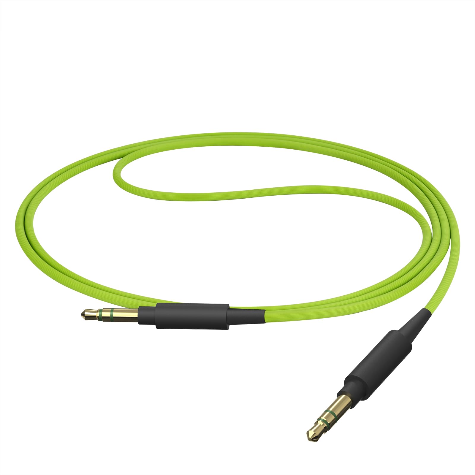 Geekria QuickFit Replacement Audio Cable do Crusher Skullcandy Crusher, ANC Crusher, Hesh, Hesh2, Hesh3, Grind, Venue, Aviator, Mix Headphones - 3,5 mm Stereo Cord (zielony, 5,5 ft)