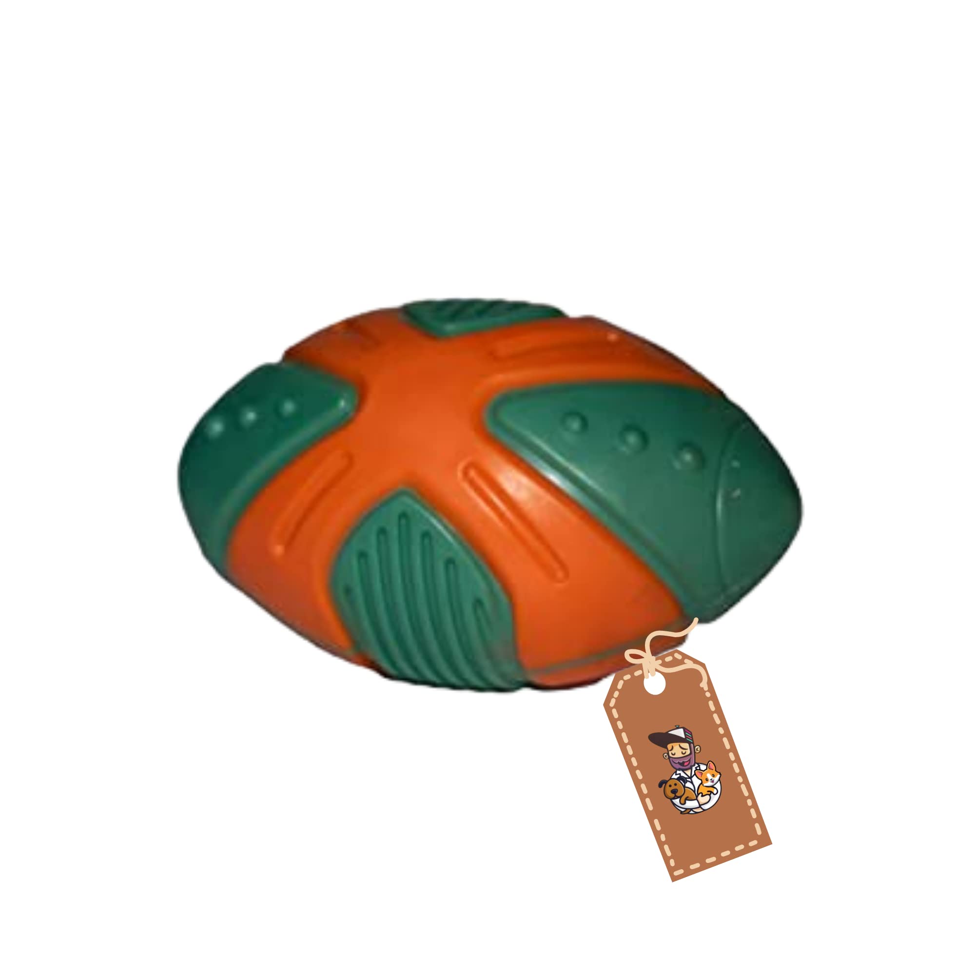 See full amazon price history chart for FATHER OF DOGGOS Durable Dog Rugby Sound Ball – Interactive Squeaky Toy for Large & Small Breed Dogs - Pack of 1 (Orange&Green) FATHER OF DOGGOS Durable Dog Rugby Sound Ball – Interactive Squeaky Toy for Large & Small Breed Dogs - Pack of 1 (Orange&Green) (B0BSNHMVR3) Amazon Price History, Amazon Price Tracker