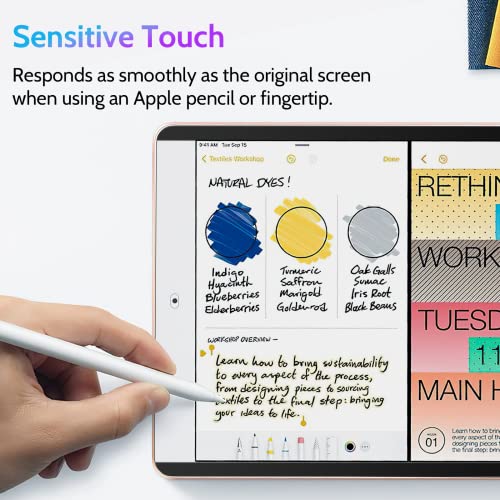 Image of Peslv Magnetic Privacy Screen Protector for iPad 9th 8th 7th Generation 10.2 Inch & iPad Air 3th & iPad Pro 10.5 In, Removable Anti Blue Light Glare Spy Private Filter, High Sensitive Bubble-Free Easy Install Black Security Screen