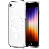 GGM GİYİM & AKSESUAR iPhone 7/8 / Se 2020 / Se 2022 için Magsafe ile Uyumlu Arka Kısmı Şeffaf Kenarları Silikon Yapılı Güçlendirilmiş Mıknatıslı Wireless Kablosuz Şarj Destekli Kılıf (7/8/Se 20/22)