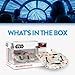 Star Wars Millennium Falcon Toy, Hand Operated Drone for Kids or Adults – Hands Free Motion Sensor Mini Drone Spaceship, Easy Indoor UFO Toy, Flying Drone for Boys and Girls