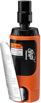 WORKPAD Mini Air Straight Die Grinder, 25000 RPM, Mini Pneumatic Tools, Equipped with 1/4-inch, 1/8-inch collets and 2 wrenches