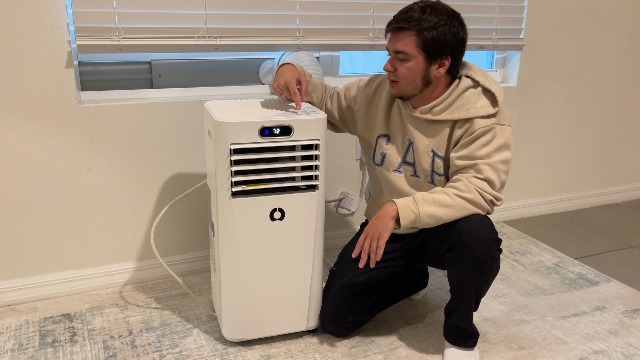Image of Portable Air Conditioners,10,000 BTU 4-in-1 Portable AC unit for Rooms up to 450 Sq. Ft, Featuring 24H Timer, Smart Sleep Mode, Window Kits Included, Perfect for Bedrooms, Kitchens, and Apartments