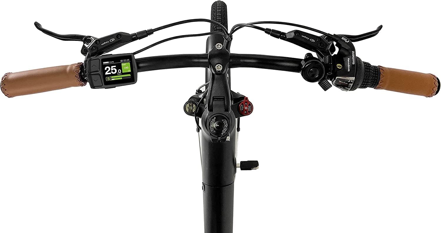 Velo Electrique Adulte C5 Centro - VAE SUV Tout-Terrain avec Cadre Bas - Moteur Central 70Nm et Capteur de Couple - Autonomie 130km - VTC Ville et Trekking 27.5 Pouces