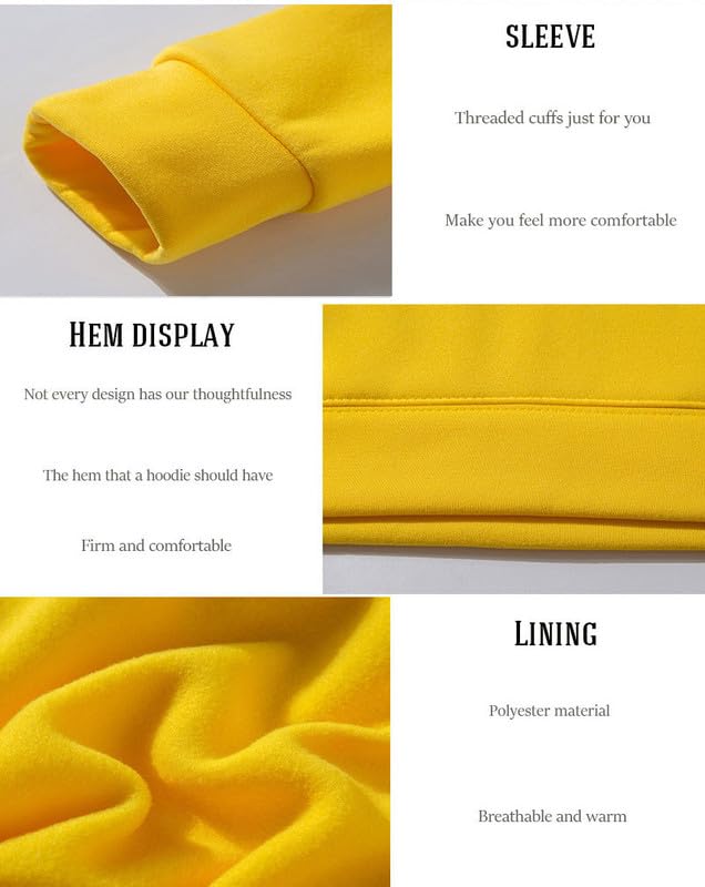 Men's Letter Print Hoodies Long Sleeve Casual Hoodie Sweatshirt Drawstring Pullover Hoodie3