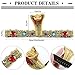 Besteel 5Pcs Egyptian Costume Accessories Halloween Cleopatra Headpiece Swirl Snake Upper Arm Cuff Gold Finger Ring and Hand Chain Bracelet for Women Costume