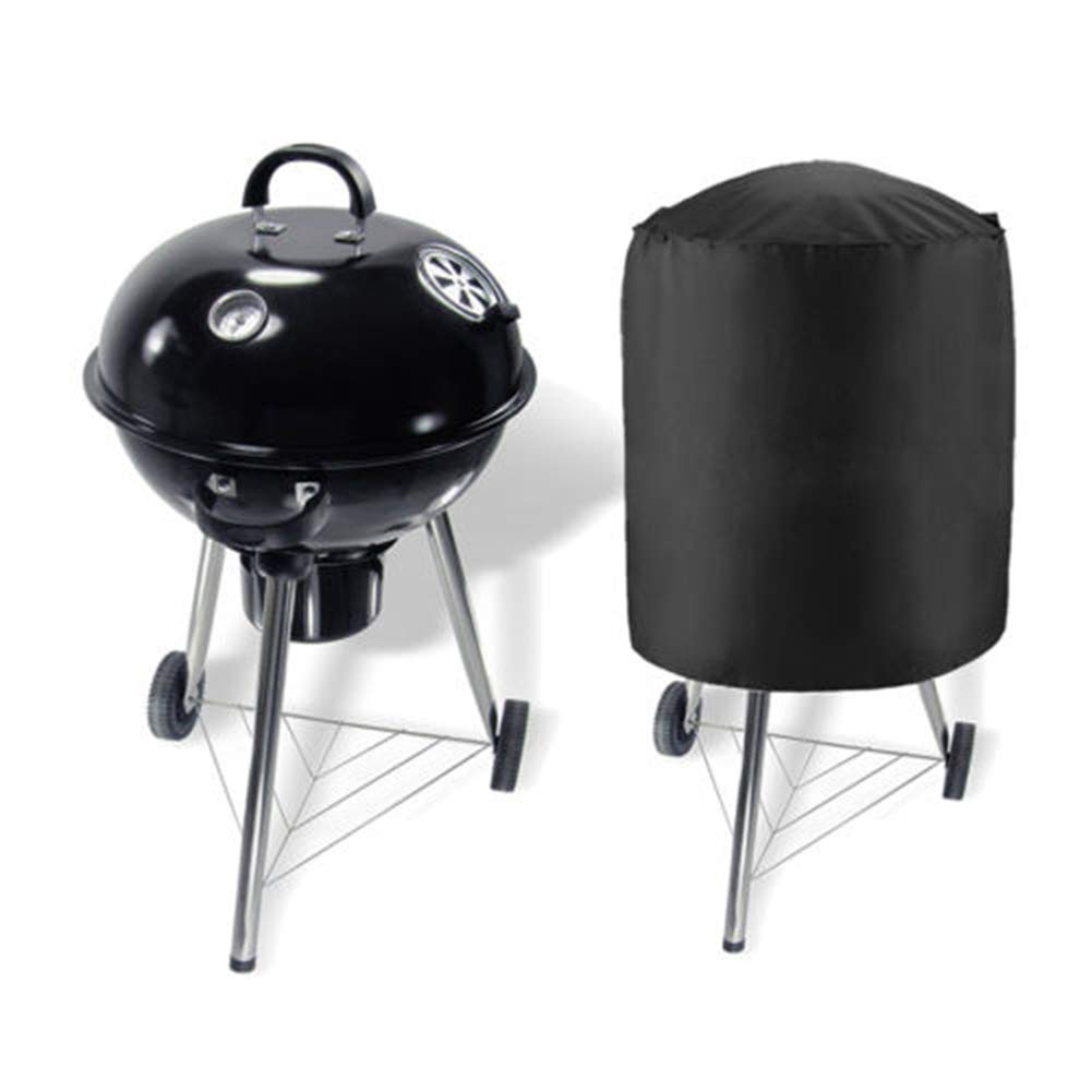 STTC Funda Barbacoa Redonda, 210T Oxford Anti-Viento/UV/Impermeabilidad Redondas Cubierta Protectora para Barbacoa,70x70cm