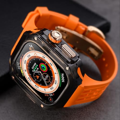 Kit Modification Ultra Case Fluoro Rubber protège montre Iwatch SE 44mm - 6