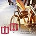 Heavenlife Pedales Bicicletas, Durable Pedales MTB de Montaña Antideslizante, Ultraligero Pedales BMX...