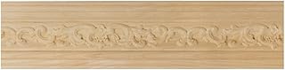 2 1/4"H x 2 3/8"P x 3 1/4"F x 94 1/2"L Medway Carved Wood Crown Moulding, Maple (12-Pack)