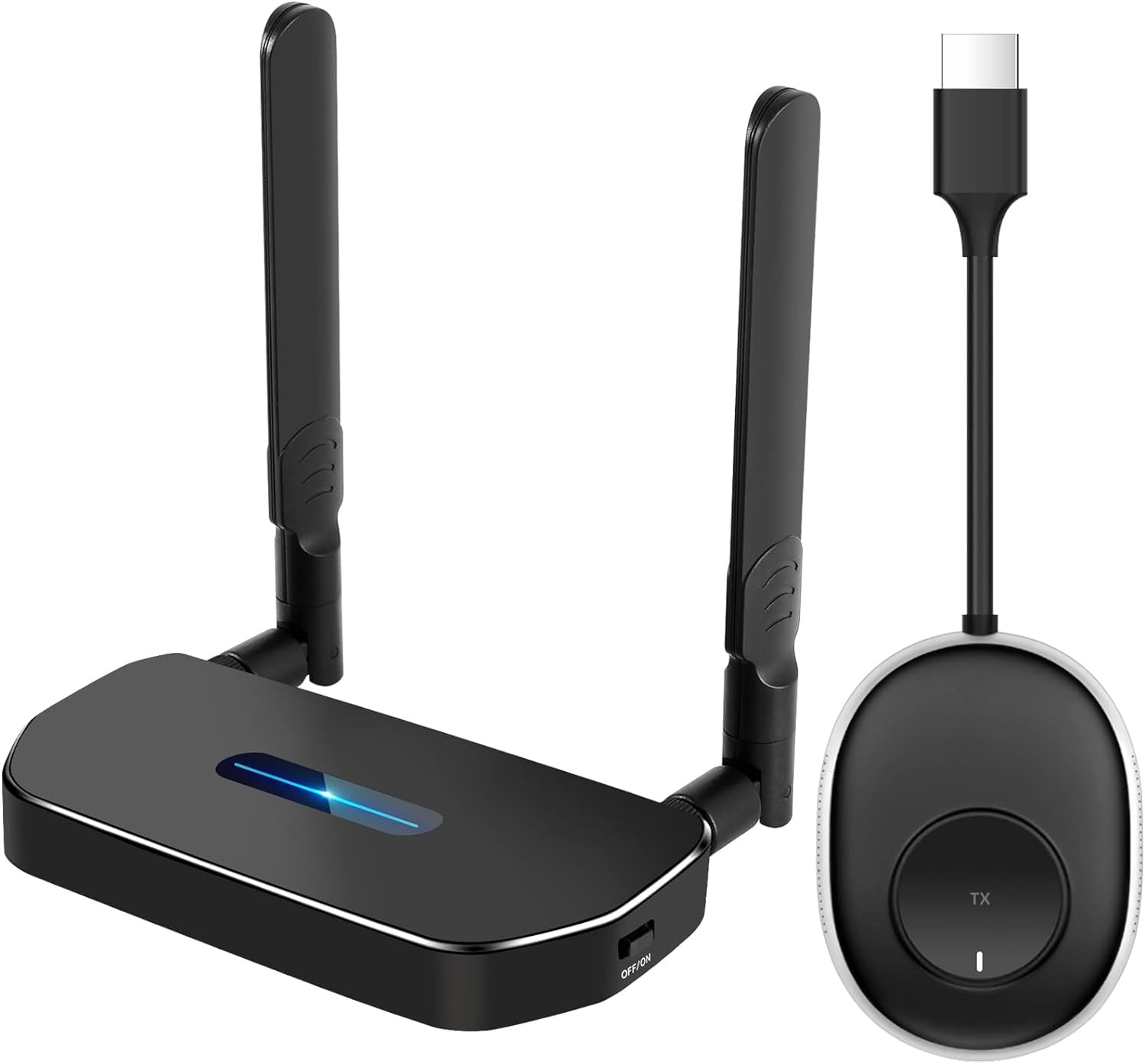 Tobo Wireless HDMI Transmitters and Receivers 4K,hdmi Casting 5G Stable Signal Video/Audio hdmi Wireless Extender Kit for PC, Laptop, Camera, Blu-ray, Netfix, PS5 to Monitor, Projector TD-969WA-image-14