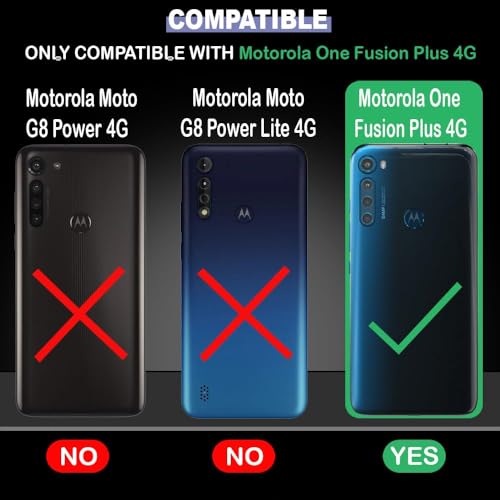Image of Back Cover for Motorola One Fusion Plus 4G | Full Camera Protection | Premium Liquid Silicon Case | Flexible Bumper Case for Motorola One Fusion Plus 4G (Red)