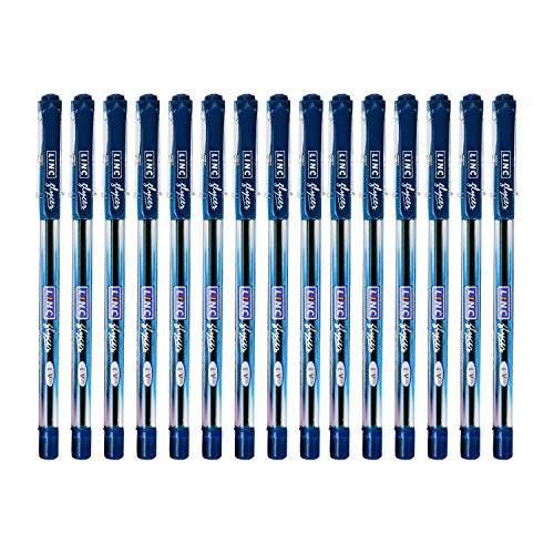 Image of Linc Glycer (0.6 mm) Ball Pen, Blue, (15pcs) Glycer (0.7 mm) Ball Pen, Blue, 15 pcs