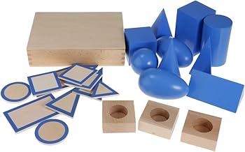 Amazon | モンテッソーリ 幾何学立体 Montessori ジオメトリック