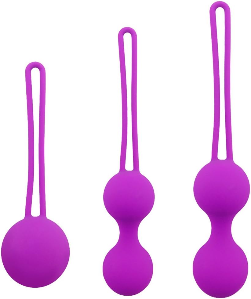 Selina Kegel Exercise Weights Ball Ben Wa Kegel Balls Tightening for Internal Pelvic Floor Prolapse Weighted Exercise Set for Women 3 Sizes