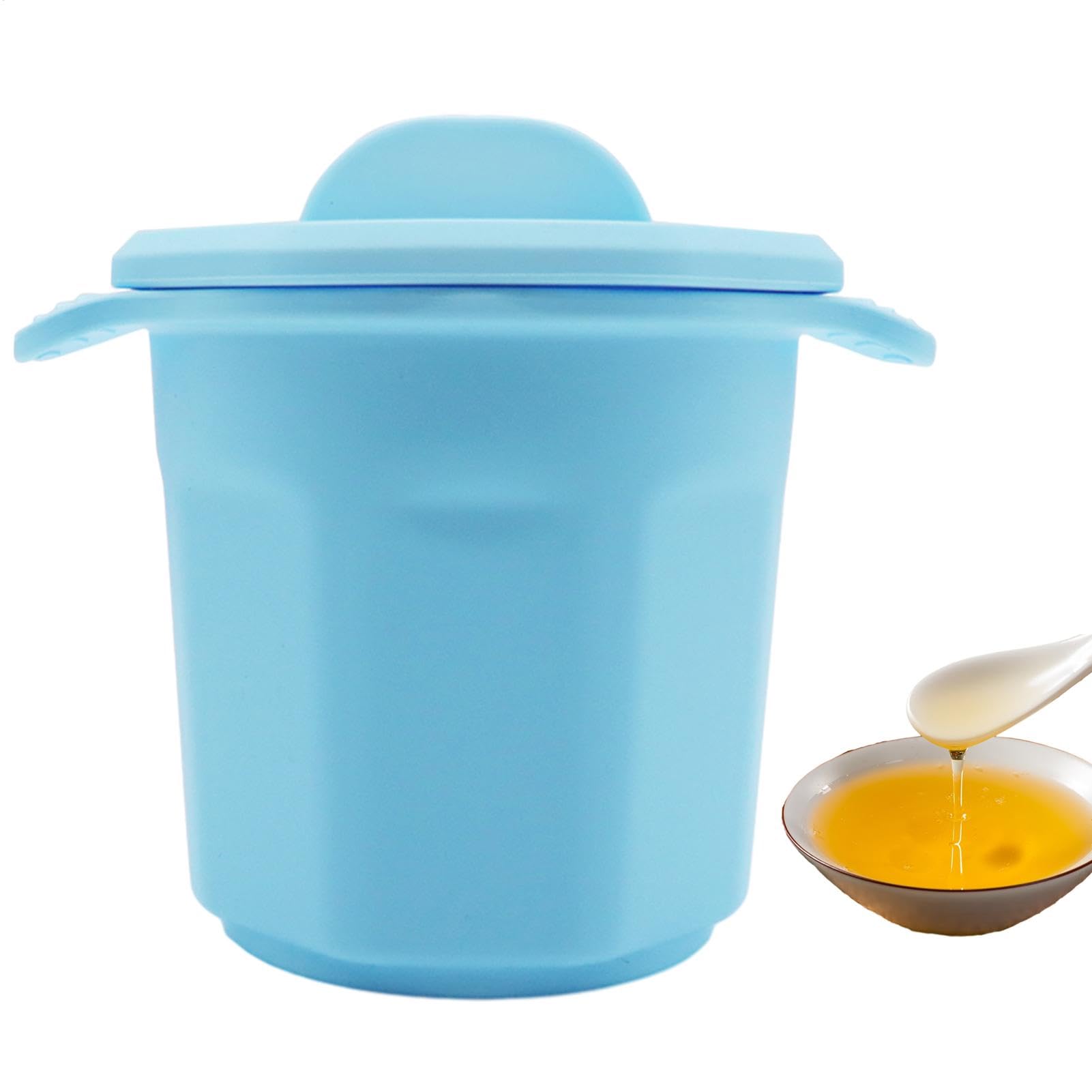 Silicone Grease Container, Kitchen Grease Can, Oil Saving Strainer, Fat Storage Container, Portable Grease Container, Grease Strainer, Dishwasher Safe
