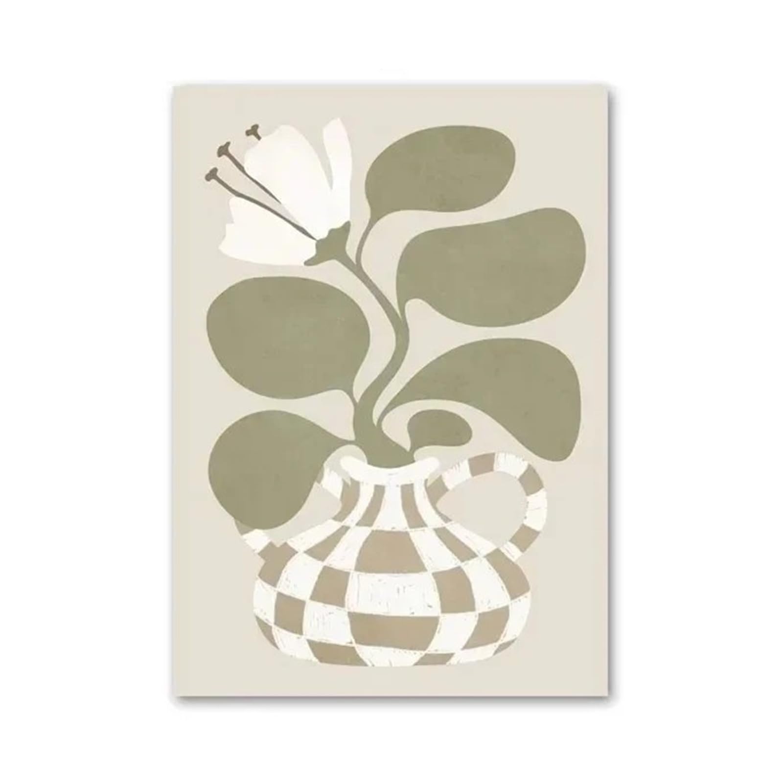 Xenite Girls E Xenit Wall Art Canvas Prints Green Leaves Flower Abstract Landscap Wall Art Canvas Painting And Prints Wall Pictures For Living Room Decor(,30X40cm)