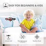Holy-Stone-HS210-Mini-Drone-RC-Nano-Quadcopter-Best-Drone-for-Kids-and-Beginners-RC-Helicopter-Plane-with-Auto-Hovering-3D-Flip-Headless-Mode-and-Extra-Batteries-Toys-for-Boys-and-Girls
