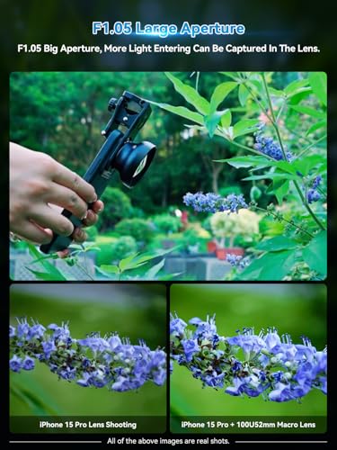 Image of APEXEL 100Ultra Macro Lens with CPL Starlight - Enhanced Version Smartphone Lens for iPhone, Samsung, Pixel | Pro Macro Photography of Flowers, Iinsects, Jewelry, Food Details and Other Small Objects