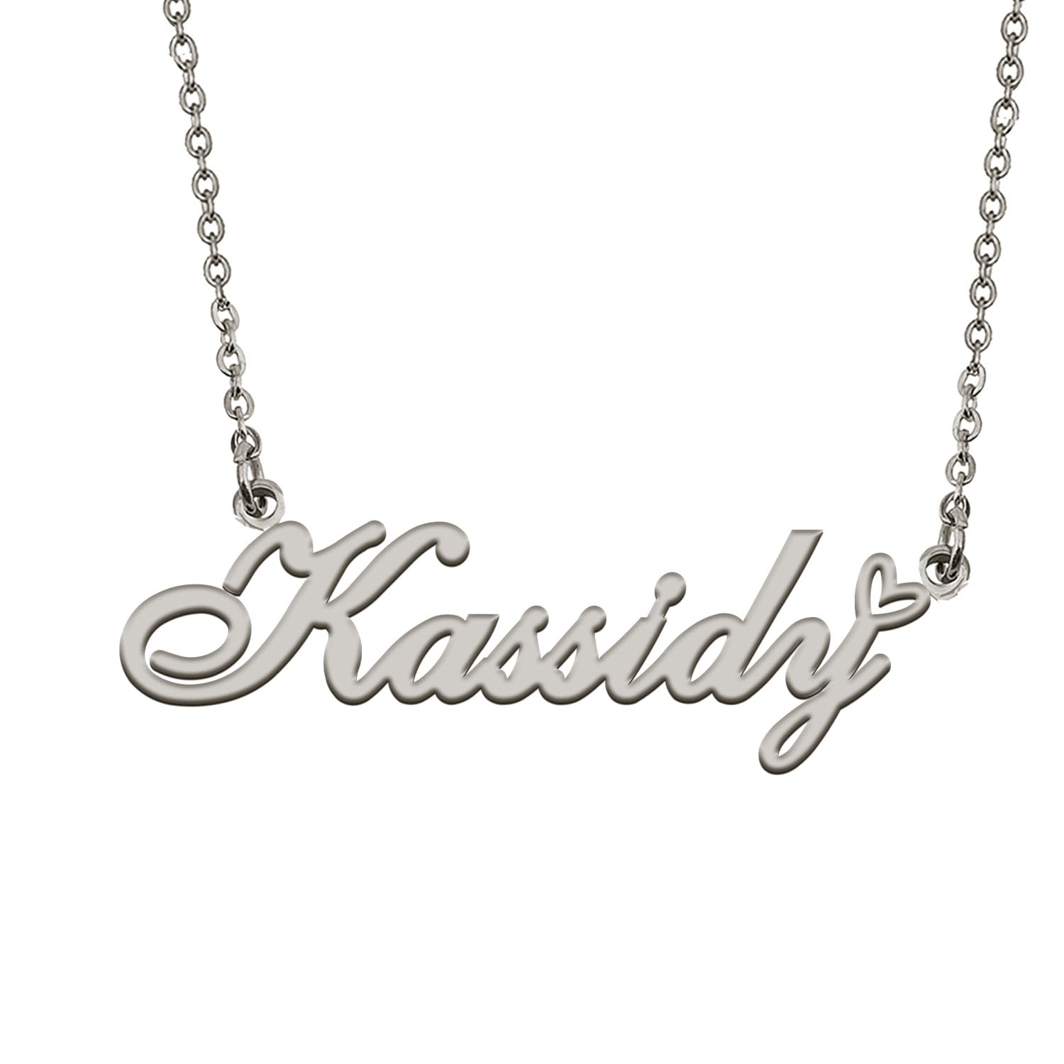 HUAN XUN Personalized Custom Initial Pendant Name Necklaces for Women Girls in Gold Silver