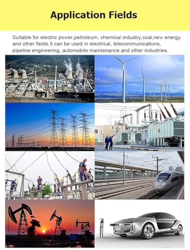 High Voltage Retractable Epoxy Resin Pull Rod, Portable 1.5m (4.9ft) Adjustable Hook, Commercial Safety Tool for Power Stations and Defense