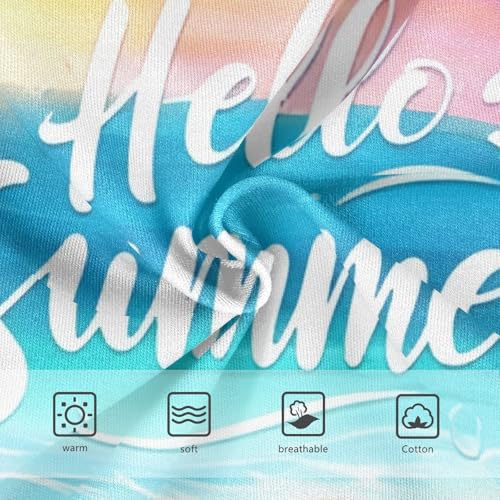 Toddler Underwear Custom 2t Cotton Panties Little Girl Fun Underpants Briefs Colorful Summer Beach3