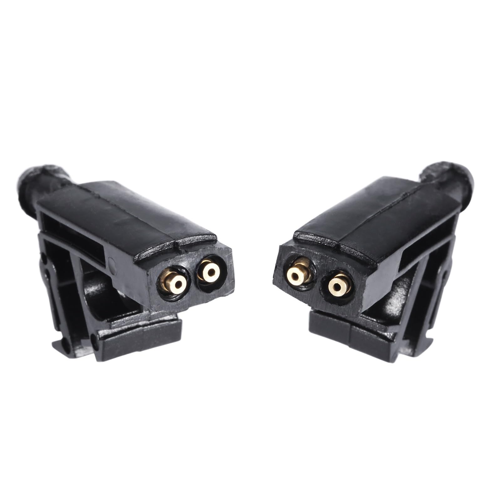 Fit for Peugeot Partner 406 605 for Citroen Berlingo Xantia ZX 2 Pcs 6438A0 Front Wiper Washer Jet Nozzle Spray Liquid Hood Front Windshield Spray Nozzles Washer Jet Kit