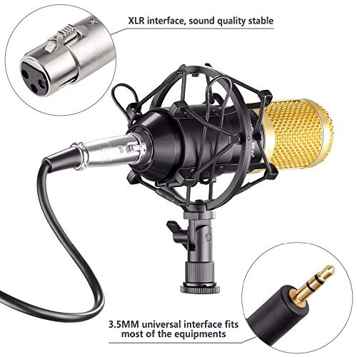 Microphone condensateur éliminant les bruits de clavier sur ordinateur