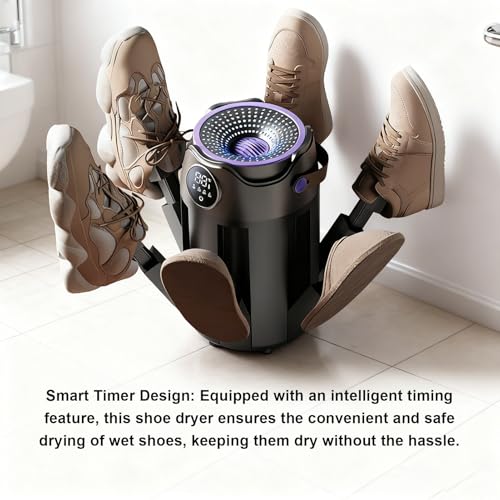 Secador de calzado eléctrico portátil y plegable miniatura 5