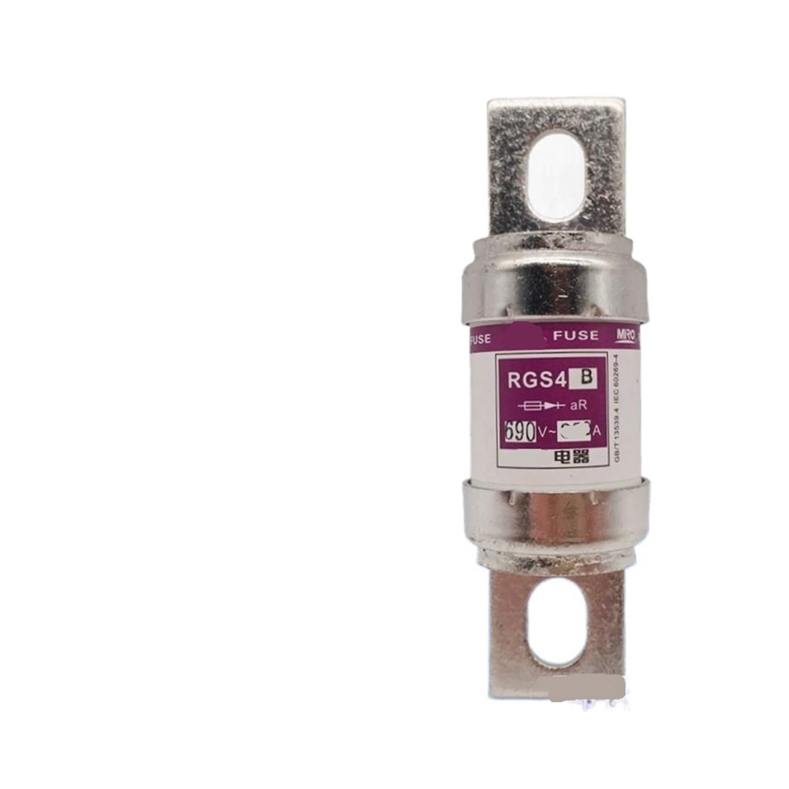 Fusible rapide RGS4B-250A coupure ultra précise pour armoire électrique