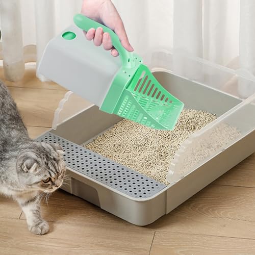 Pá Para Caixa De Areia Para Gatos - Pá Portátil De Grande Capacidade Para Caixa De Gatos,Ferramentas