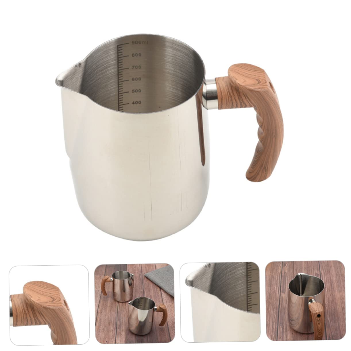 CORHAD Kerzenschmelztopf Aus Edelstahl Und Handgemachtes Kerzengießbechernwerkzeug Großes Diy-kerzenherstellungsbecher Mit Maßstab