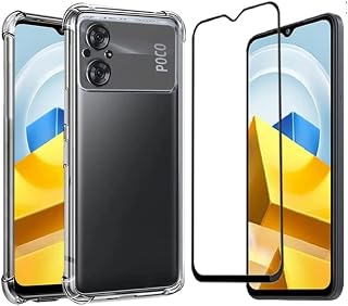 Capa Capinha Case Anti Impacto Para Xiaomi Poco M5 + Película De Cerâmica 5D 9D