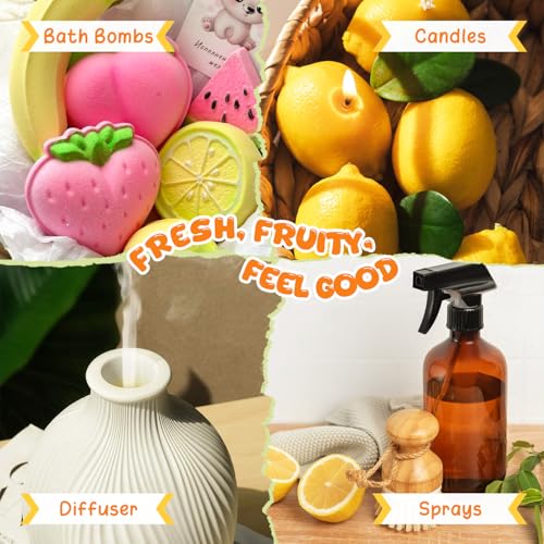 Image of SALKING Fruity Fragrance Oils Set, Essential Oils for Diffuser for Home