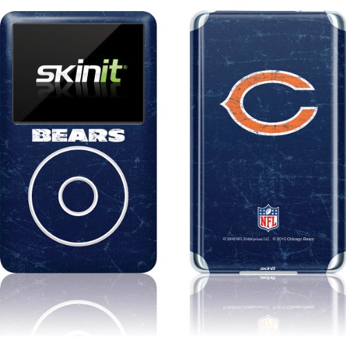 Skinit Chicago Bears Distressed Vinyl Skin for iPod Classic (6th Gen) 80 / 160GB