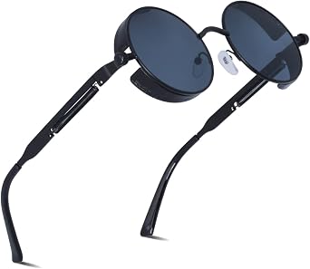 Retro Circle Sunglasses Steampunk Style Eyewear