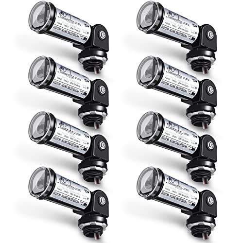 8 Pcs Dusk to Dawn Sensor Photoelectric Switch Photocell Light Sensor for Outdoor Lighting 120V...