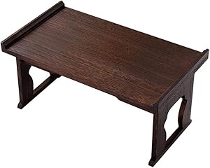 ローテーブル 和風バルコニー出窓テーブル 折りたたみ小型ローテーブル 耐荷重230kg (Color : Brown, Size : 50*28*22cm)