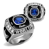 YVO Custom Championship Ring - Football, Basketball, Baseball, Hockey, Esports - Fantasy, Rec League, High School, College - Size 8