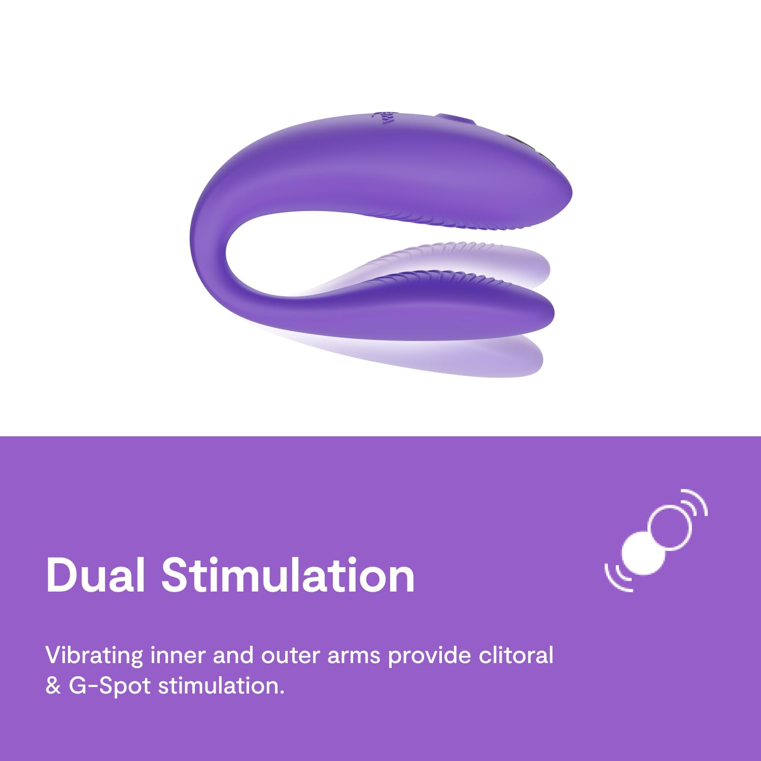 Amazon.com: We-Vibe Sync Go Purple C-Shaped Couples Vibrator Travel Edition  & Touch X Coral Powerful Mini Massager Vibrator - Couples Sex Toys Bundle :  Health & Household