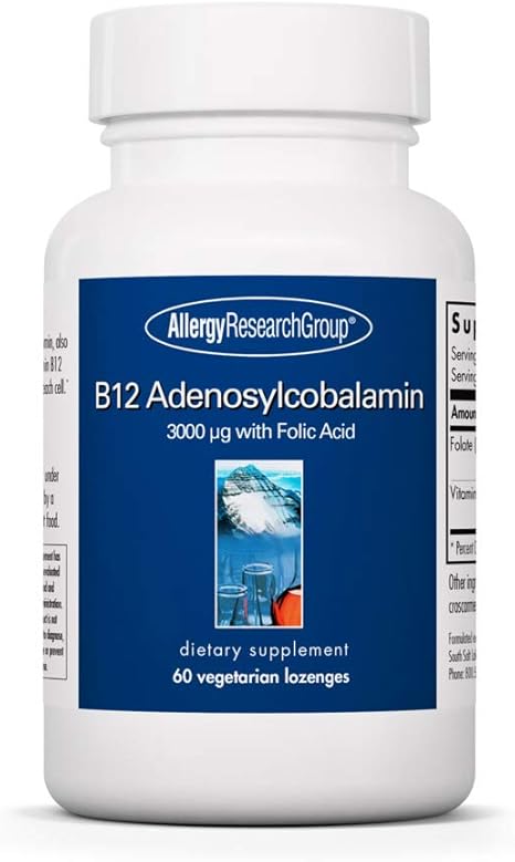 Amazon B12 アデノシルコバラミン (B12 Adenosylcobalamin 60 Vegetarian Lozenges
